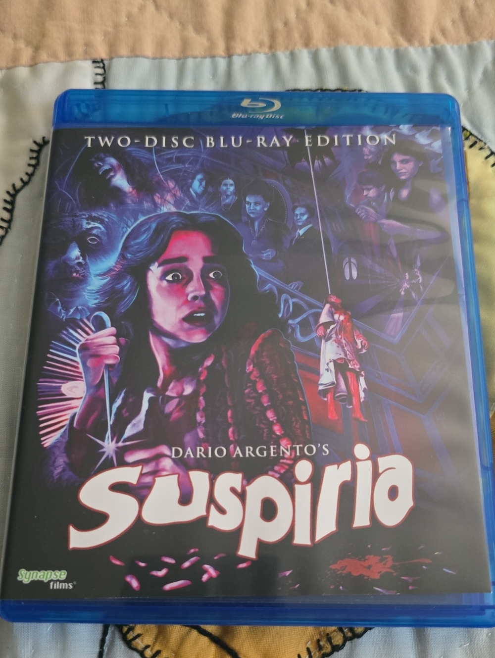 Suspiria Blu Ray 2 Disc Special Edition Synapse Films Vintage Classic Horror